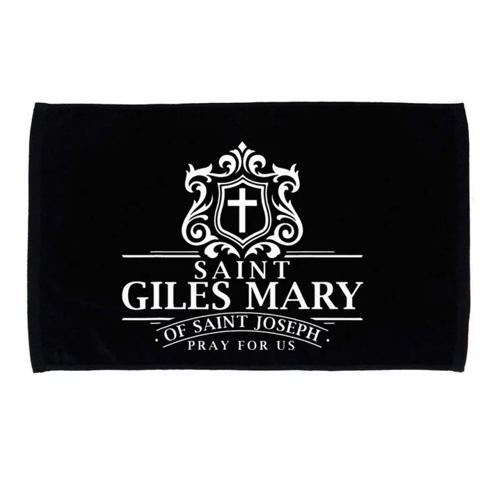 Saint Giles Mary of St Joseph Catholic Patron Job Search Microfiber Hand Towel