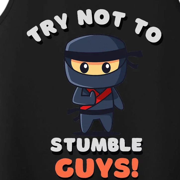 Stumble Guys Merch T Ninjas Games Performance Tank