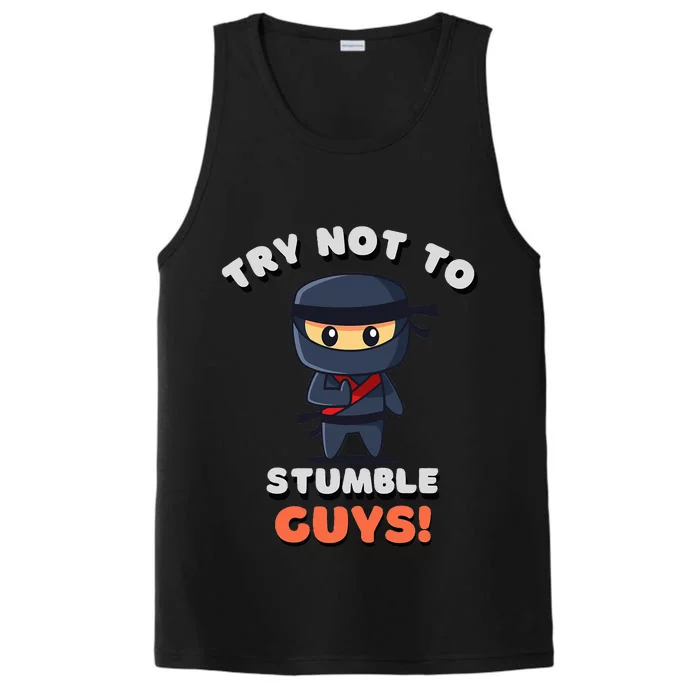 Stumble Guys Merch T Ninjas Games Performance Tank