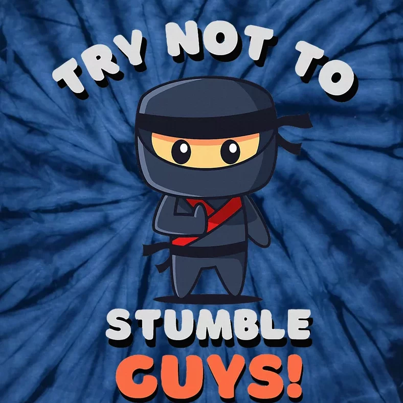 Stumble Guys Merch T Ninjas Games Tie-Dye T-Shirt