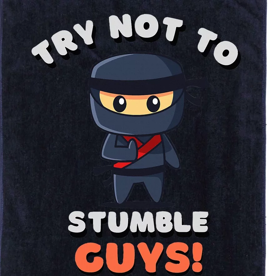 Stumble Guys Merch T Ninjas Games Platinum Collection Golf Towel