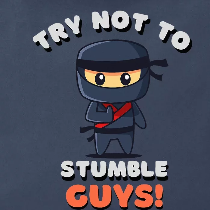 Stumble Guys Merch T Ninjas Games Zip Tote Bag