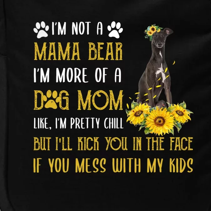 Sunflower Greyhound Mom Mothers Day Dog Mom Gift Impact Tech Backpack