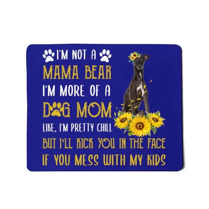 Sunflower Greyhound Mom Mothers Day Dog Mom Gift Mousepad