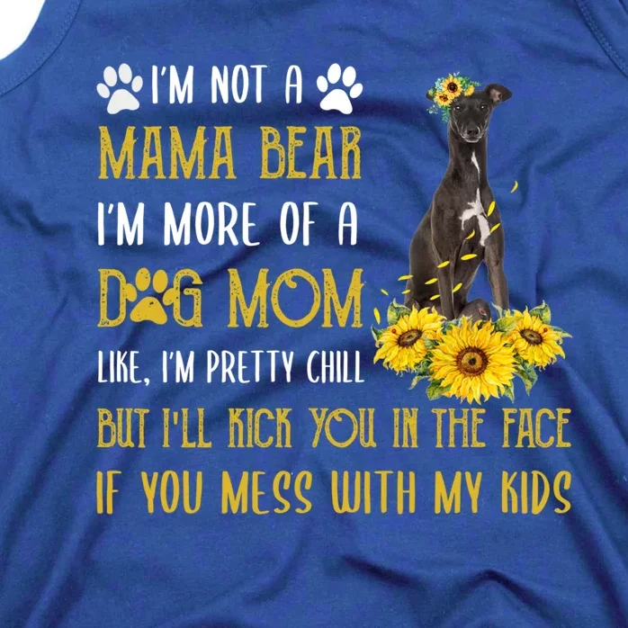 Sunflower Greyhound Mom Mothers Day Dog Mom Gift Tank Top