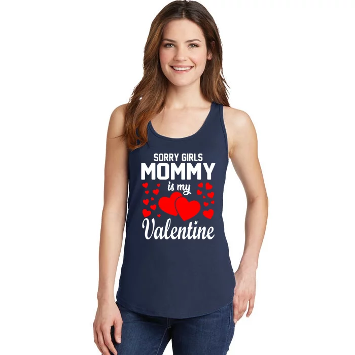 Sorry Girl Mommy Is My Valentine Gifts Idea Ladies Essential Tank