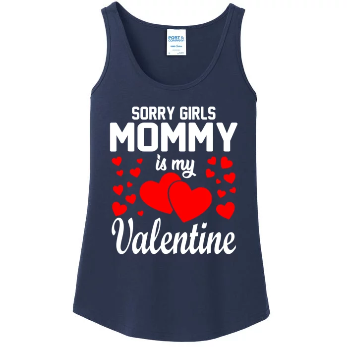 Sorry Girl Mommy Is My Valentine Gifts Idea Ladies Essential Tank