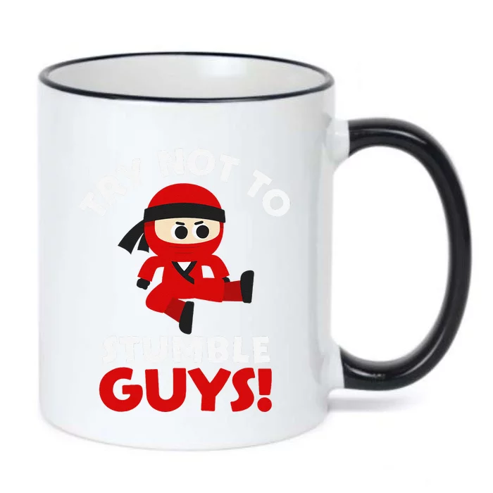 Stumble Guys Merch T Ninjas Games Stumble Guys Black Color Changing Mug