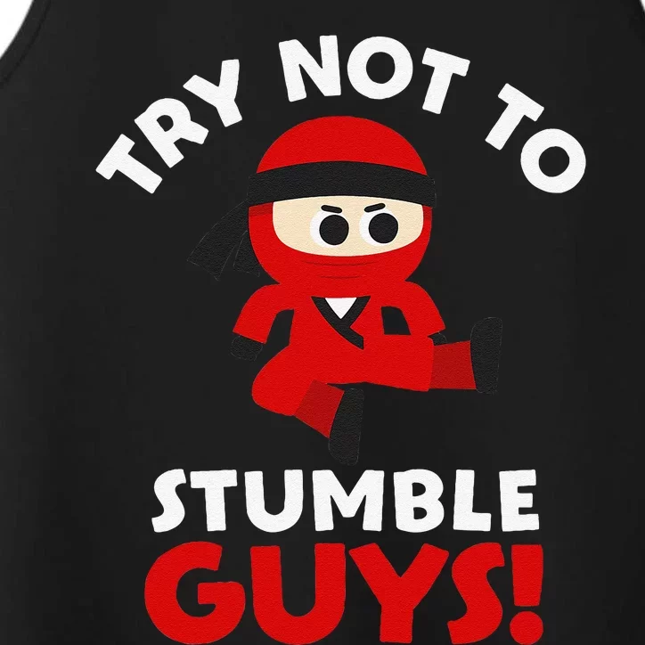 Stumble Guys Merch T Ninjas Games Stumble Guys Performance Tank