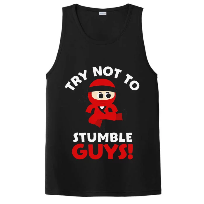 Stumble Guys Merch T Ninjas Games Stumble Guys Performance Tank