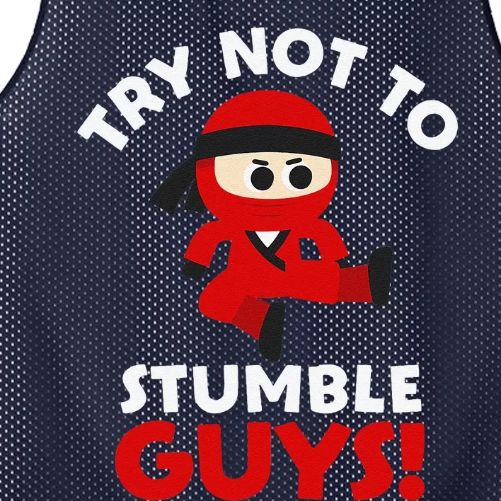 Stumble Guys Merch T Ninjas Games Stumble Guys Mesh Reversible Basketball Jersey Tank