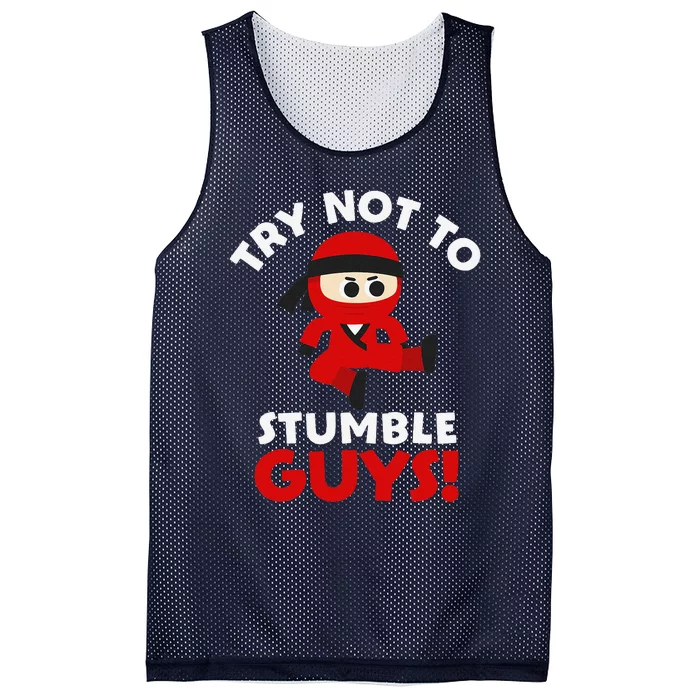 Stumble Guys Merch T Ninjas Games Stumble Guys Mesh Reversible Basketball Jersey Tank