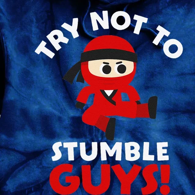 Stumble Guys Merch T Ninjas Games Stumble Guys Tie Dye Hoodie