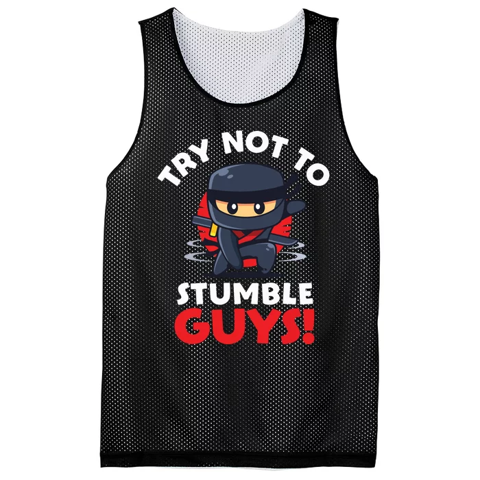 Stumble Guys Merch Ninjas Games Stumble Guys Mesh Reversible Basketball Jersey Tank