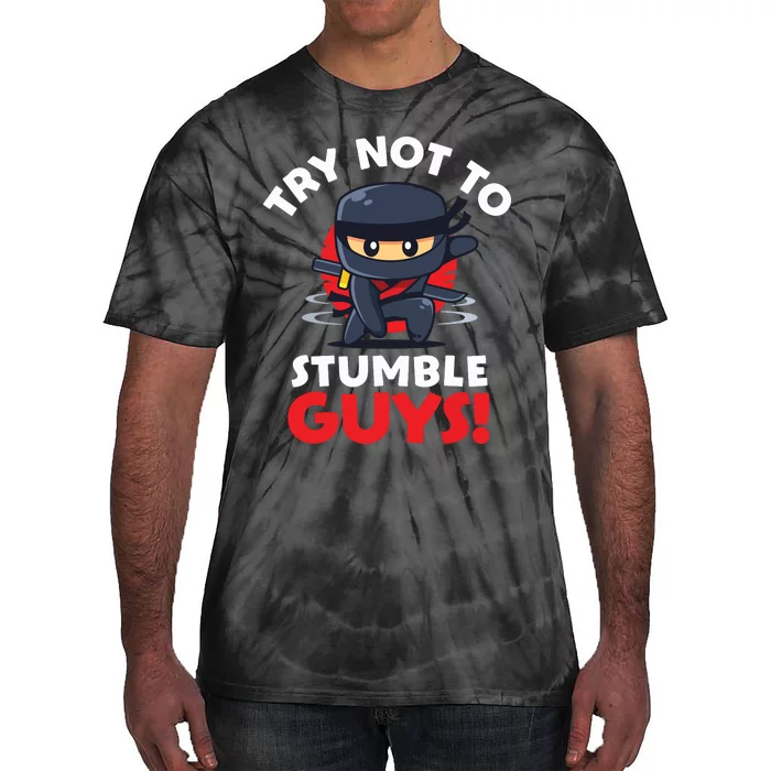 Stumble Guys Merch Ninjas Games Stumble Guys Tie-Dye T-Shirt