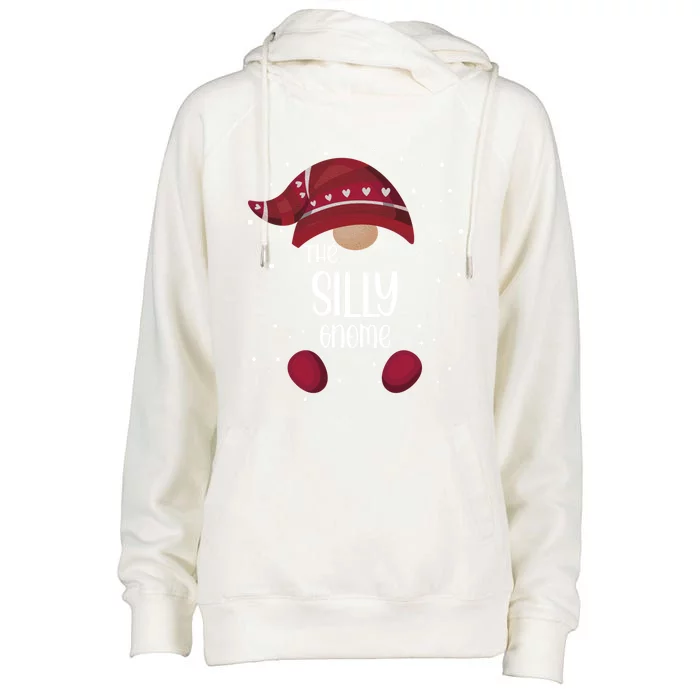 Silly Gnome Matching Family Pajamas Christmas Gift Great Gift Womens Funnel Neck Pullover Hood