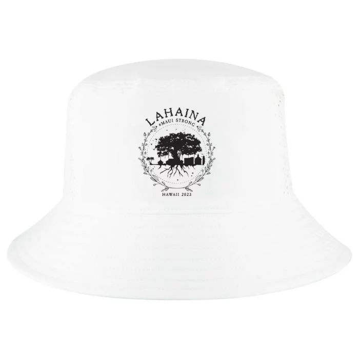 Supportive Golden Maui Strong Lahaina Banyan Tree Maui Hawaii Shoreline Cool Comfort Performance Bucket Hat