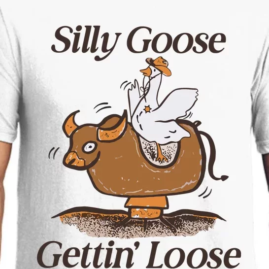 Silly Goose Mechanical Bull Gettin Loose Limited Pajama Set