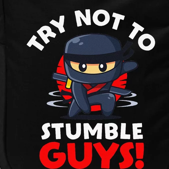 Stumble Guys Merch Ninjas Games Stumble Guys Gift Impact Tech Backpack