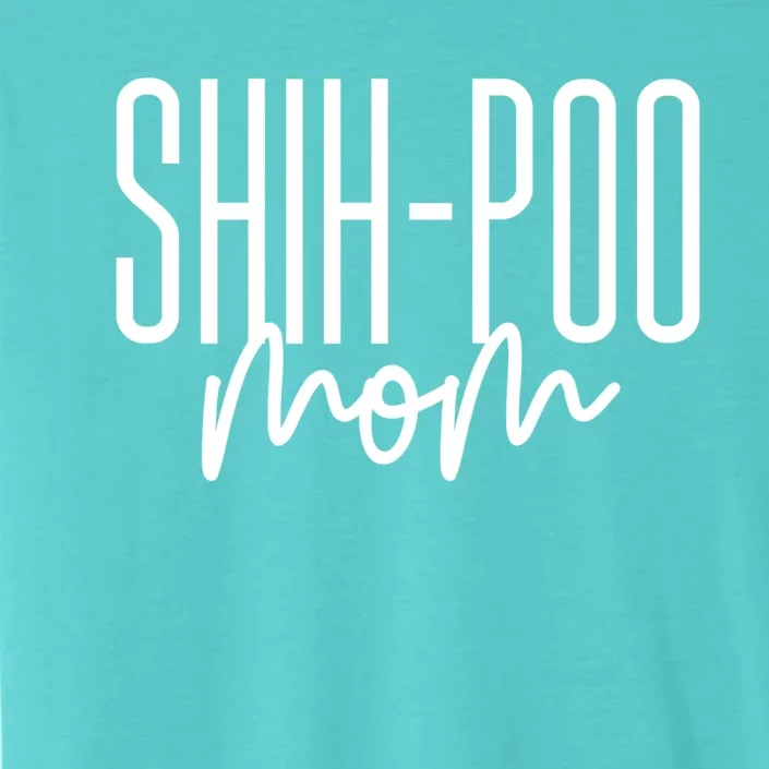 Shihgreat Giftpoo Mom Cute Shih Tzu Poodle Mix Dog I Love My Shihgreat Giftpoo M ChromaSoft Performance T-Shirt