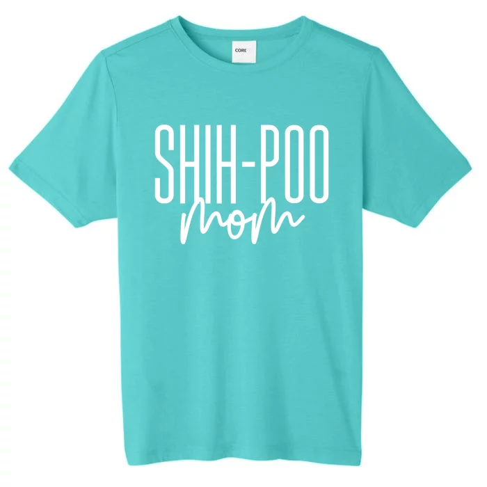 Shihgreat Giftpoo Mom Cute Shih Tzu Poodle Mix Dog I Love My Shihgreat Giftpoo M ChromaSoft Performance T-Shirt