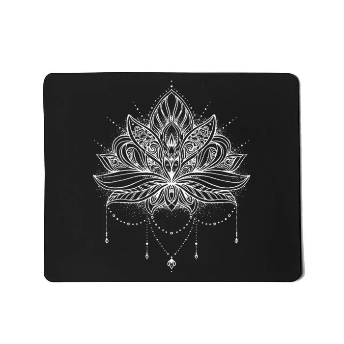 Sacred Geometry Meditation Positivity Love Mandala Lotus Mousepad