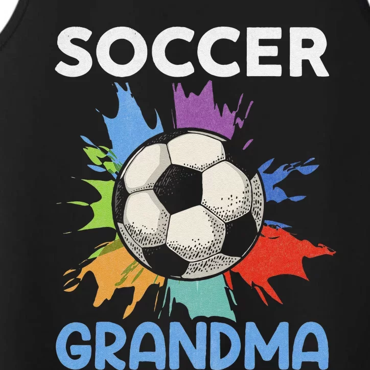 Soccer Grandma MotherS Day Gift Performance Tank