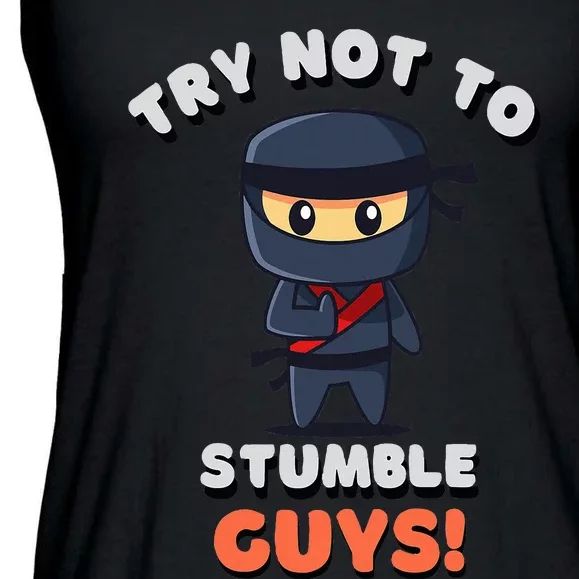 Stumble Guys Merch T Ninjas Games Stumble Guys Ladies Essential Flowy Tank