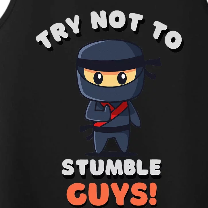 Stumble Guys Merch T Ninjas Games Stumble Guys Performance Tank