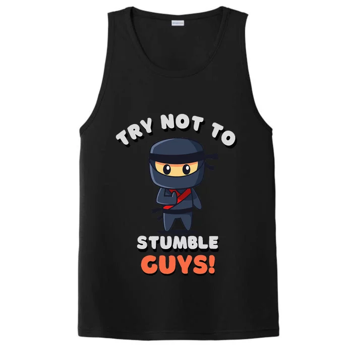 Stumble Guys Merch T Ninjas Games Stumble Guys Performance Tank