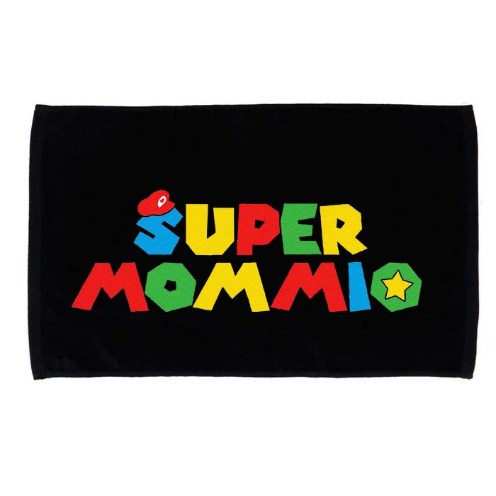 Super Gamer Mom Unleashed Celebrating Motherly Powers Microfiber Hand Towel