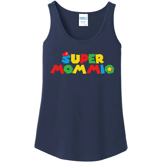 Super Gamer Mom Unleashed Celebrating Motherly Powers Ladies Essential Tank