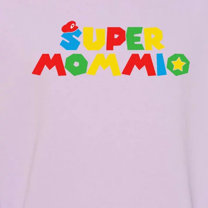 Super Gamer Mom Unleashed Celebrating Motherly Powers Garment-Dyed Sweatshirt