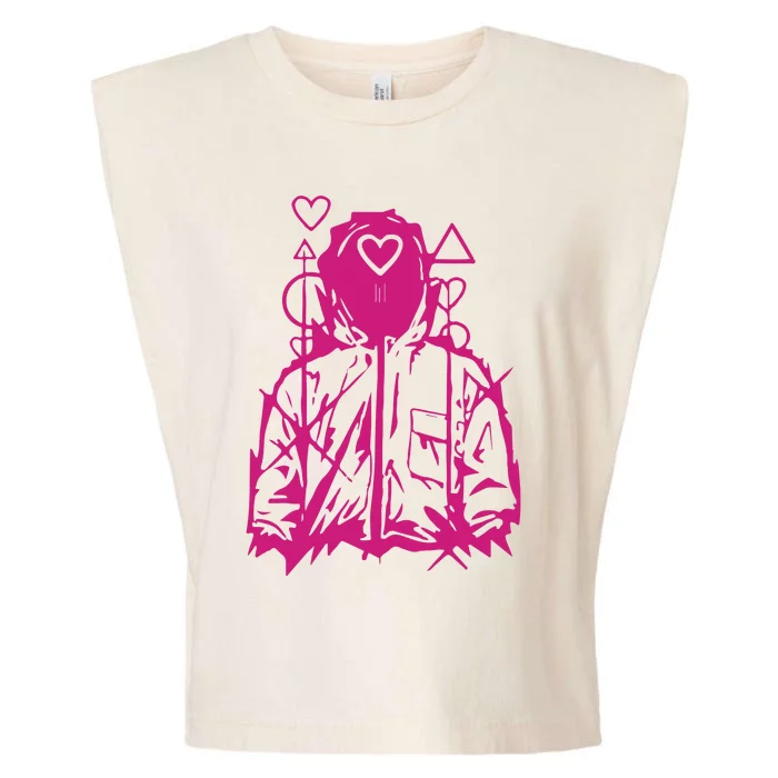 Squid Ga Me Heart Guard Garment-Dyed Women's Muscle Tee