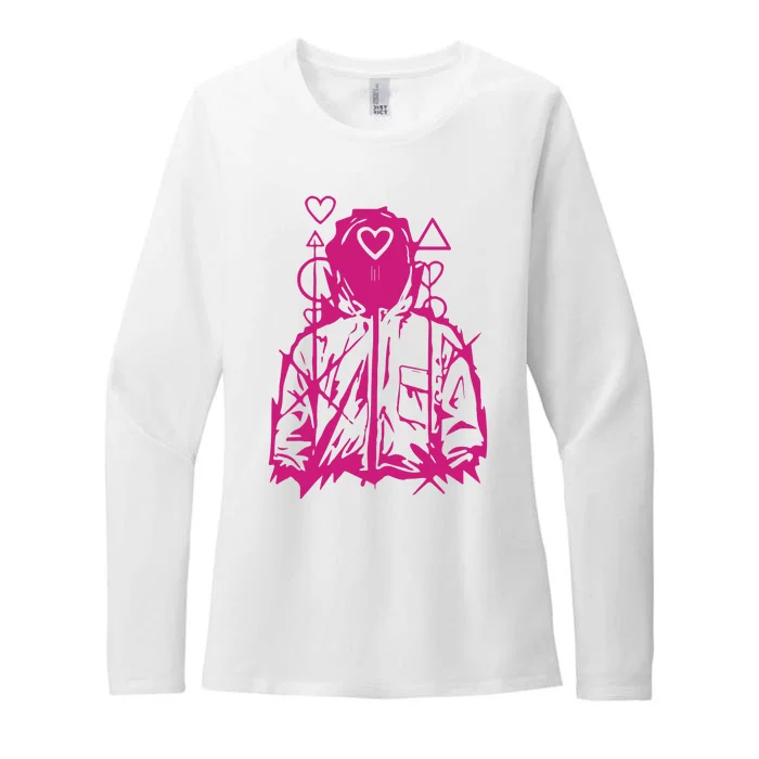 Squid Ga Me Heart Guard Womens CVC Long Sleeve Shirt