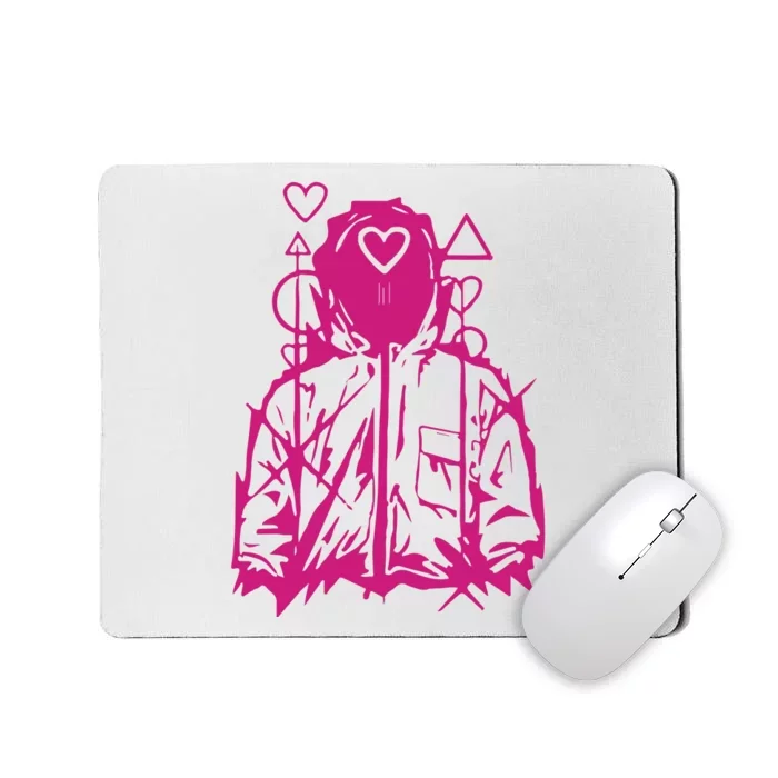 Squid Ga Me Heart Guard Mousepad