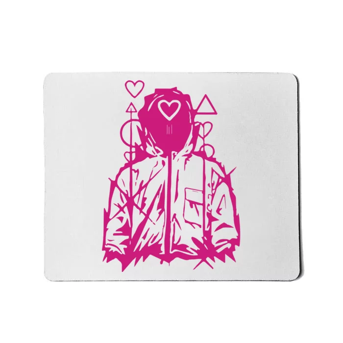 Squid Ga Me Heart Guard Mousepad