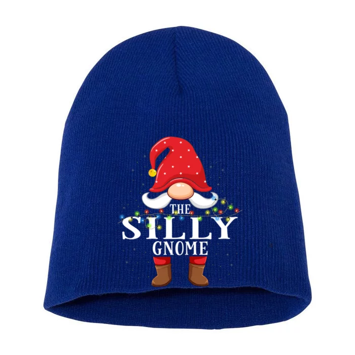 Silly Gnome Matching Christmas Family Pajama Cute Gift Short Acrylic Beanie