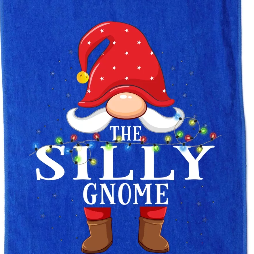 Silly Gnome Matching Christmas Family Pajama Cute Gift Platinum Collection Golf Towel