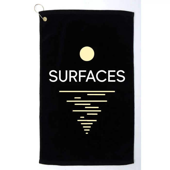 Surfaces Good Morning Tan Platinum Collection Golf Towel