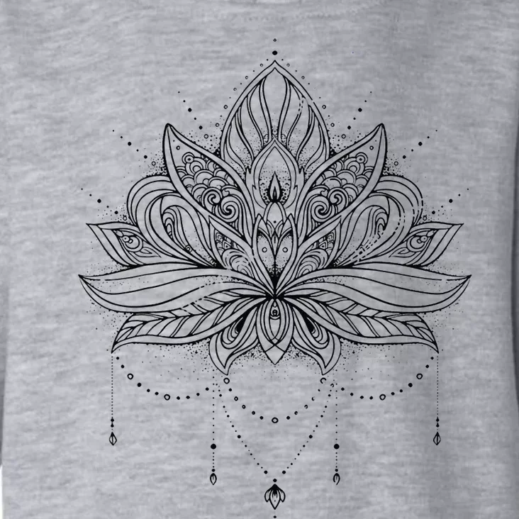 Sacred Geometry Meditation Positivity Love Mandala Lotus Toddler Hoodie