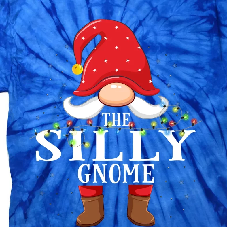 Silly Gnome Matching Christmas Family Pajama Gift Tie-Dye T-Shirt