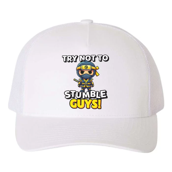 Stumble Guys Merch Ninjas Games Stumble Guys Yupoong Adult 5-Panel Trucker Hat