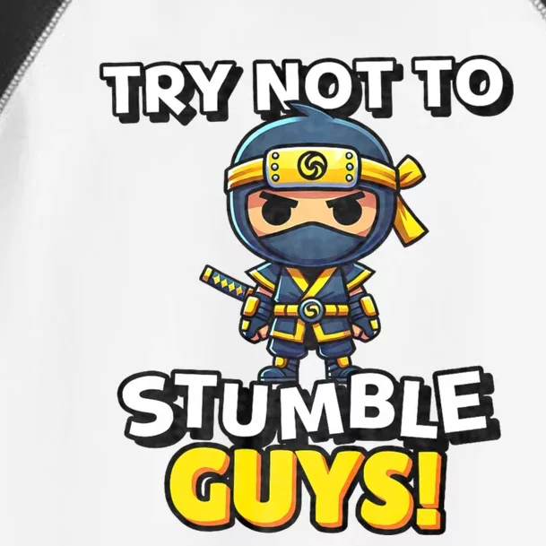 Stumble Guys Merch Ninjas Games Stumble Guys Toddler Fine Jersey T-Shirt