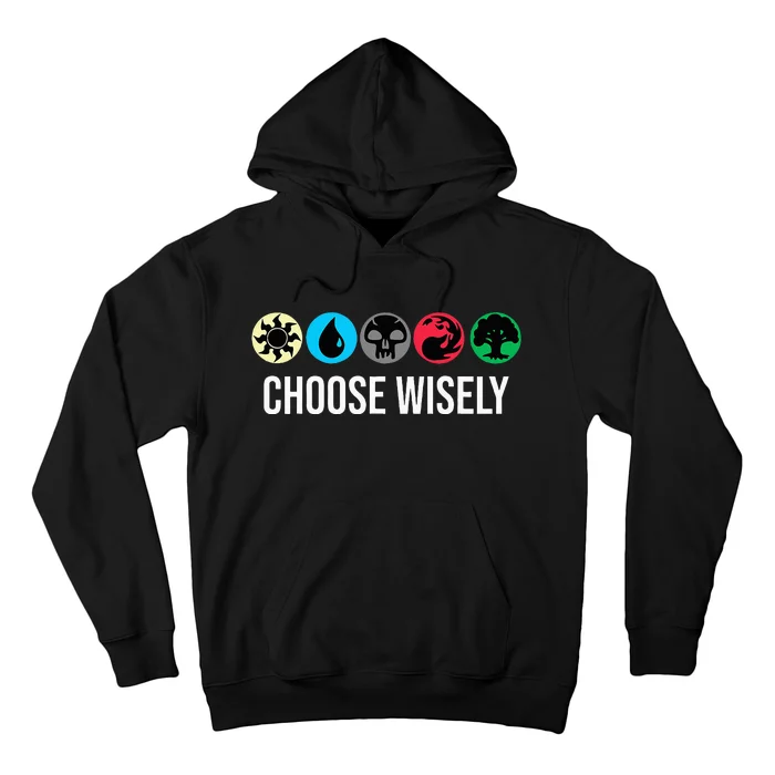 Symbols Gathering Magic Choose Wisely Blue Red Green Hoodie