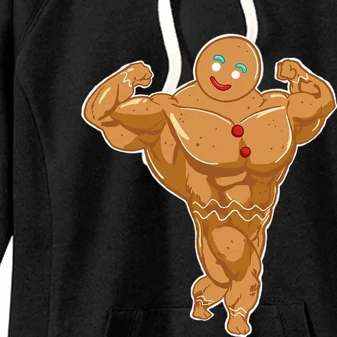 Superhero Gingerbread man Women's Fleece Hoodie