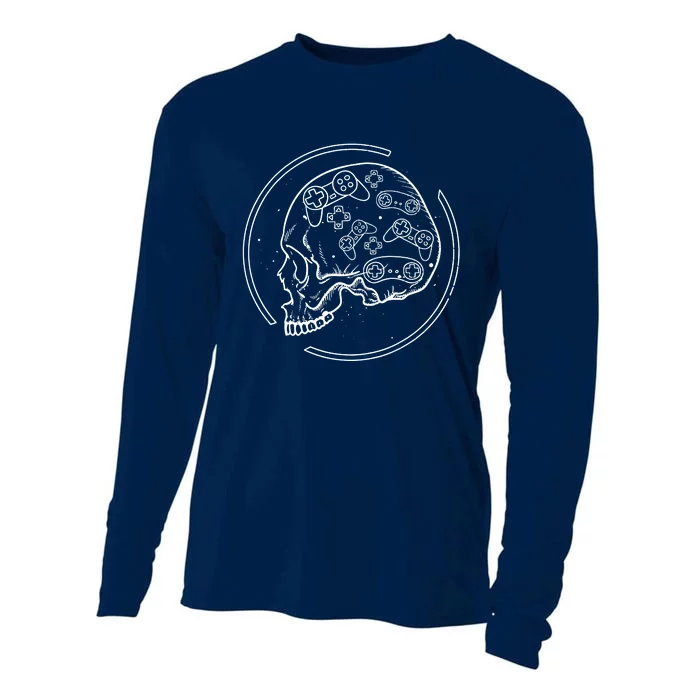 Skull Gaming Mind Control Cooling Performance Long Sleeve Crew