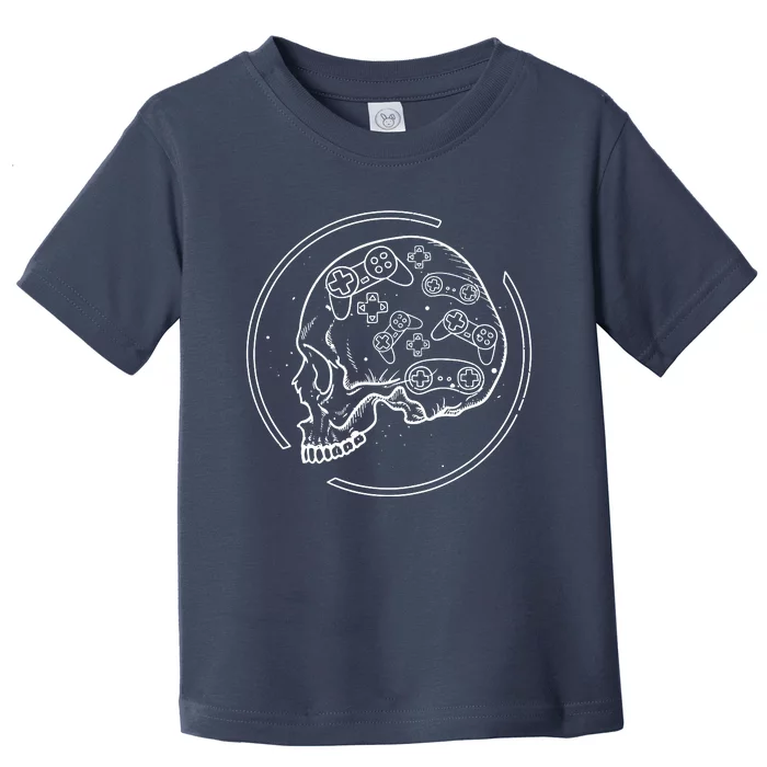 Skull Gaming Mind Control Toddler T-Shirt