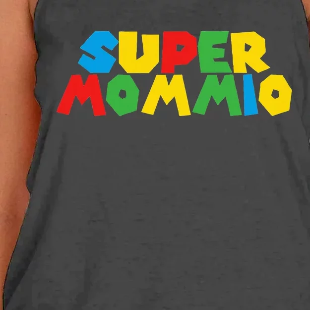 Super Gamer Mommio Women's Knotted Racerback Tank