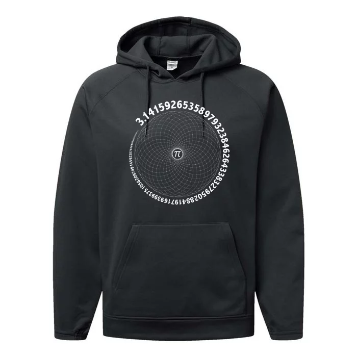 Sacred Geometry Math Science STEM 3.14 Pi Day Performance Fleece Hoodie